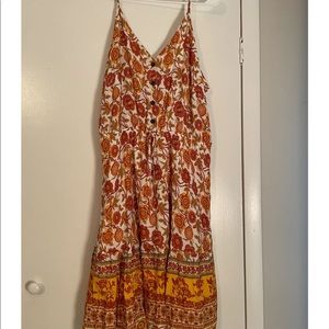 Amazon dress. Size: XL yellow floral